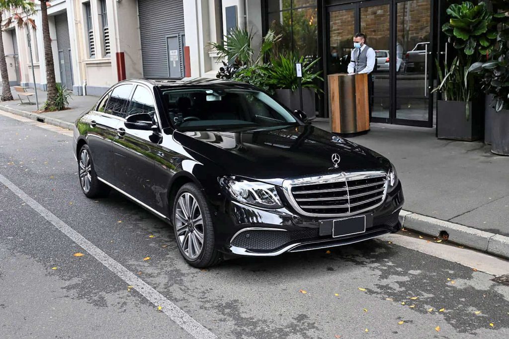Luxury Transfers - Black Mercedes Car